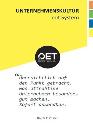 cover image of Unternehmenskultur mit System